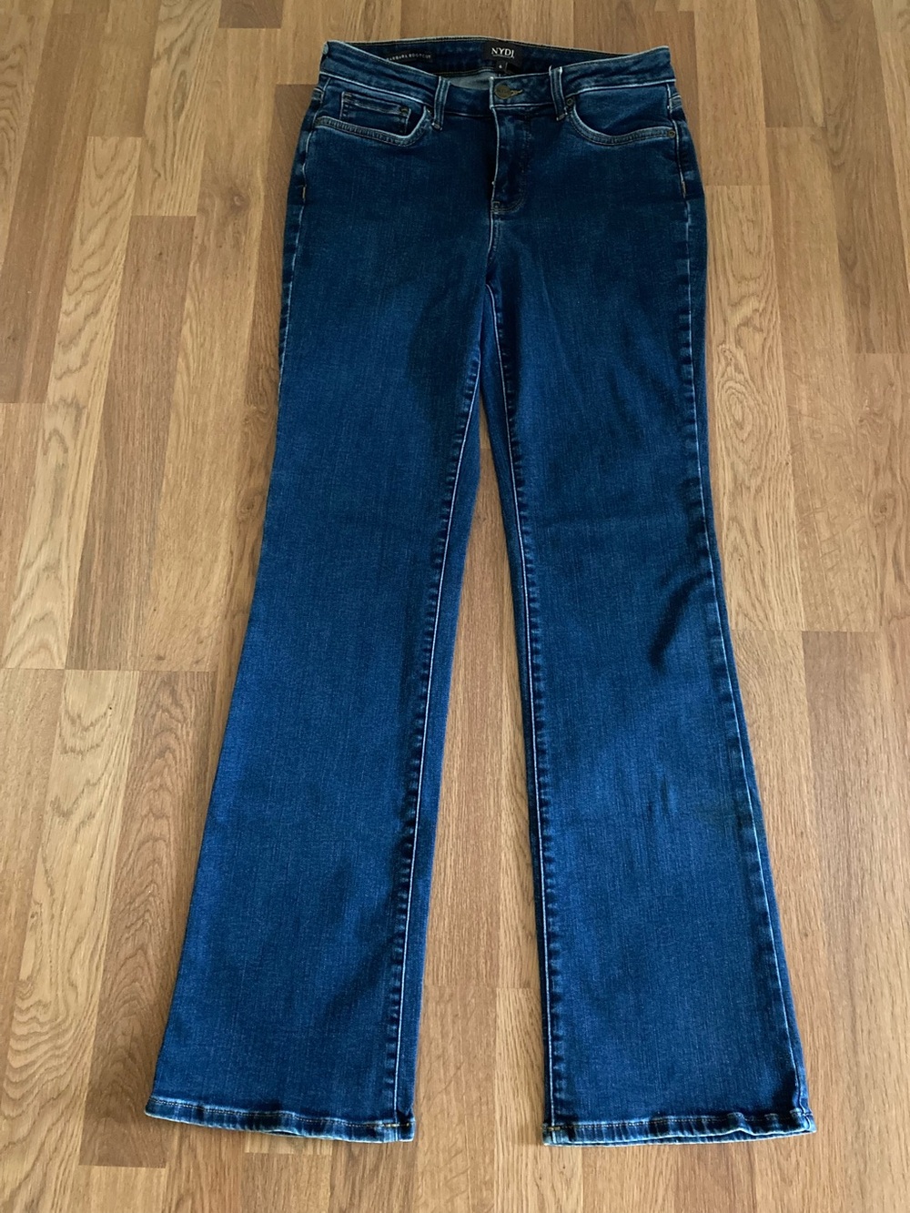 NYDJ Barbara Women’s Dark Blue Boot Cut Jeans